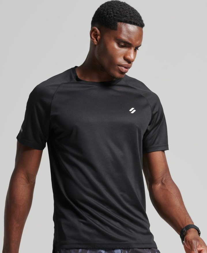 Superdry Train Active Short Sleeve T-Shirt Black Men