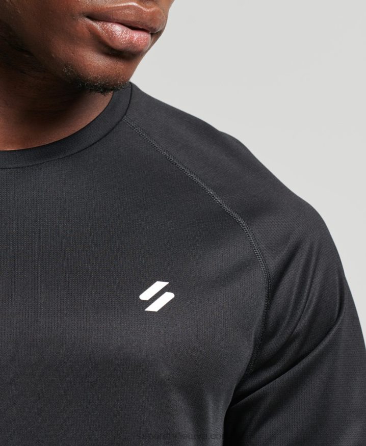 Superdry Train Active Short Sleeve T-Shirt Black Men