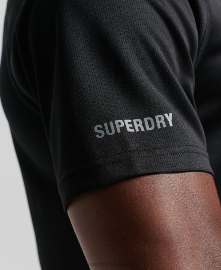 Superdry Train Active Short Sleeve T-Shirt Black Men