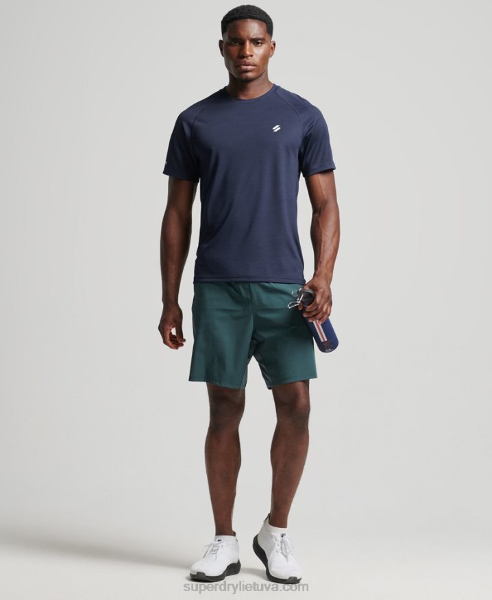 Superdry Train Active Short Sleeve T-Shirt Navy Men