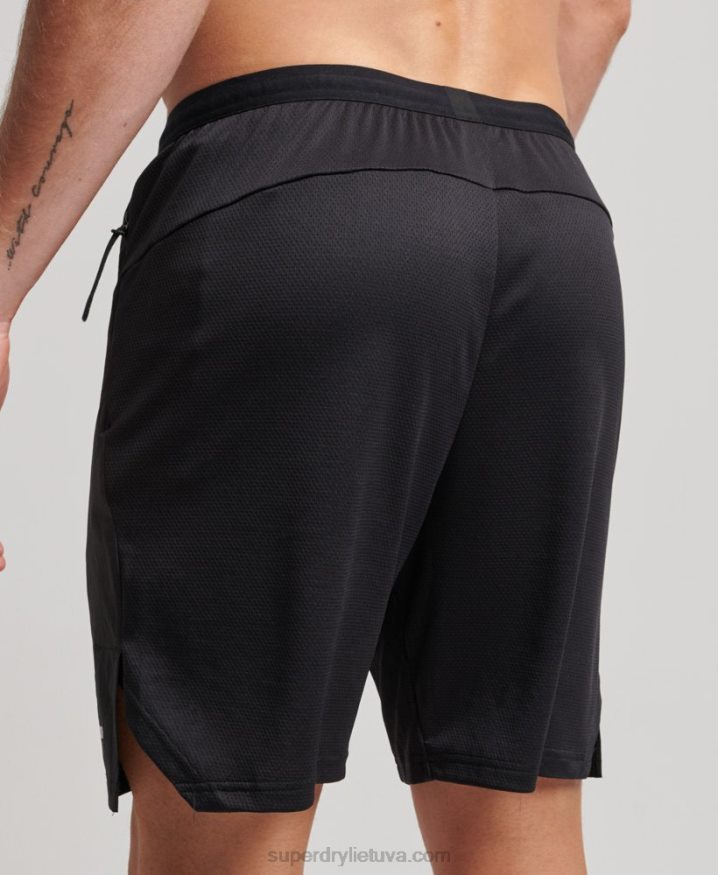 Superdry Train Hybrid Shorts Black Men