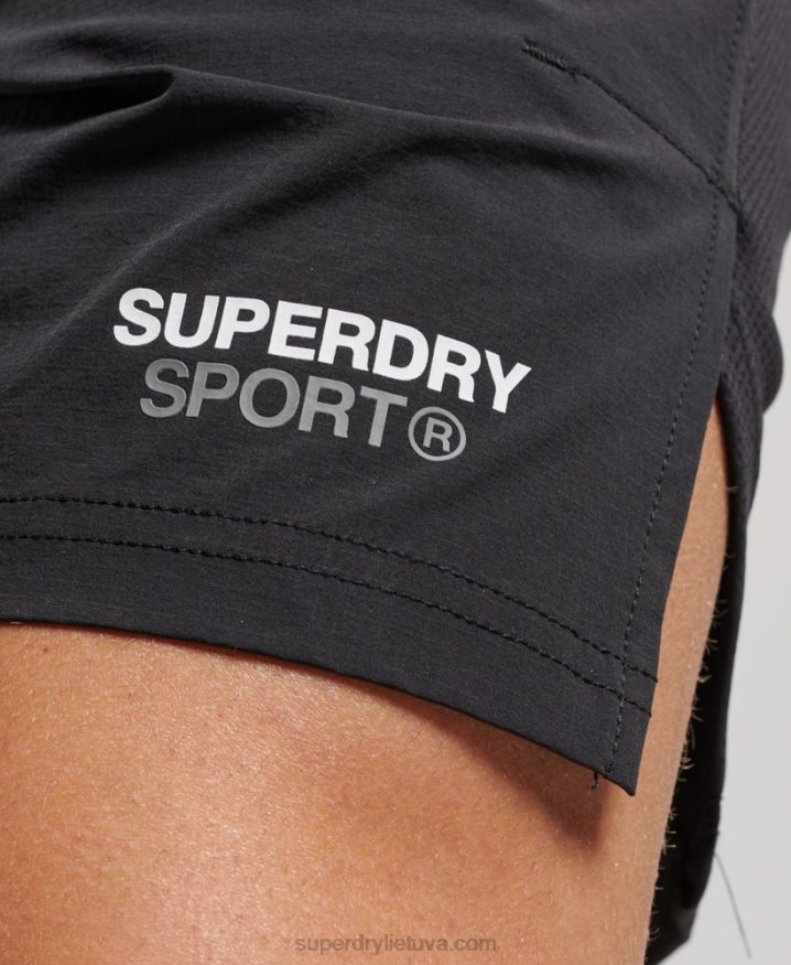 Superdry Train Hybrid Shorts Black Men