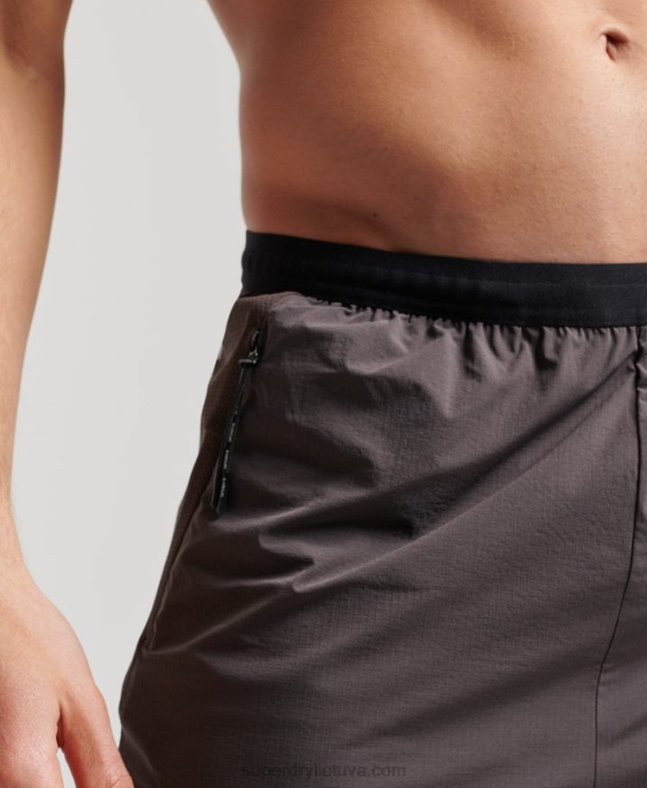 Superdry Train Hybrid Shorts Grey Men