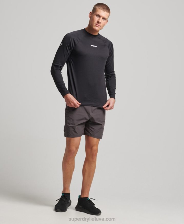 Superdry Train Hybrid Shorts Grey Men