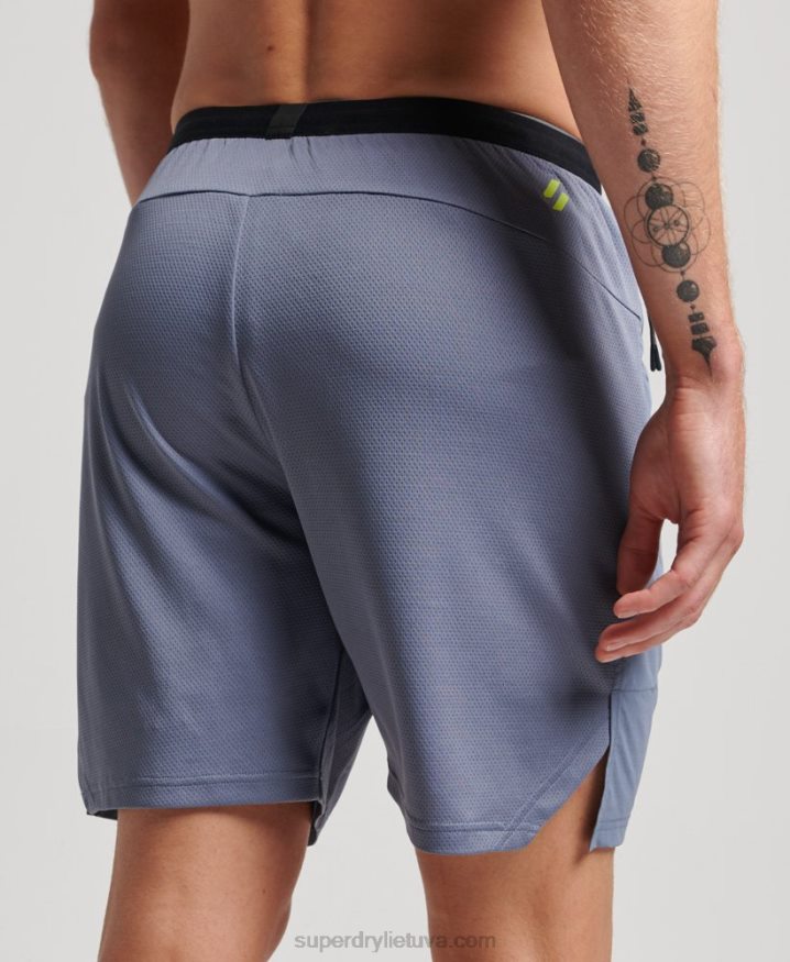 Superdry Train Hybrid Shorts Purple Men