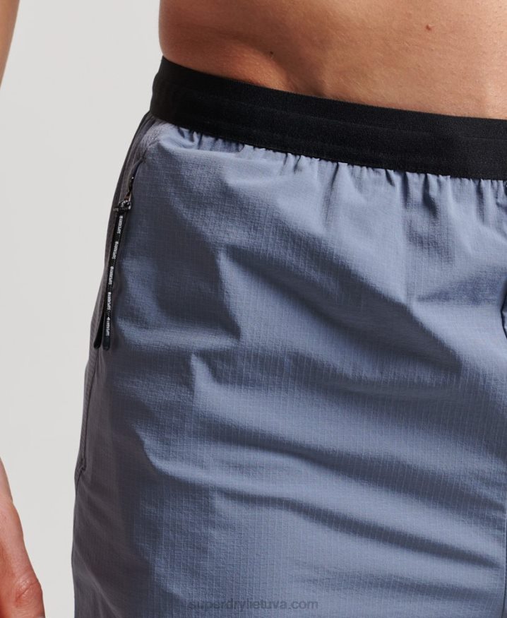 Superdry Train Hybrid Shorts Purple Men