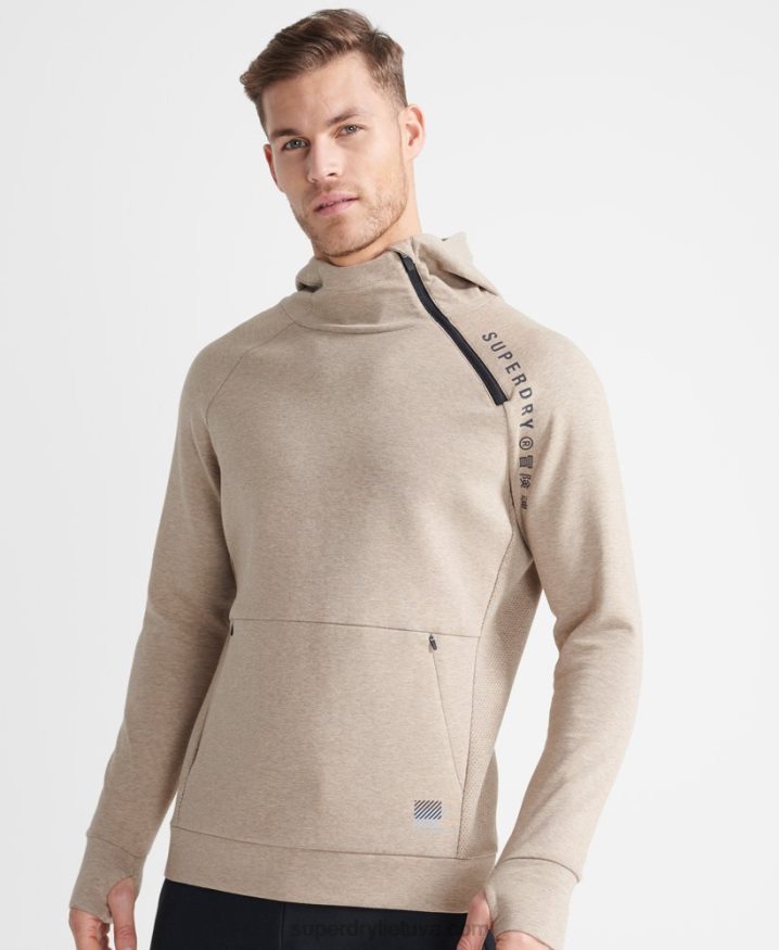 Superdry Training Gymtech Hoodie Grey Men