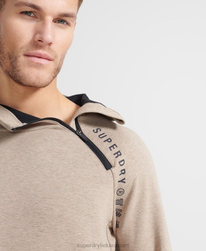 Superdry Training Gymtech Hoodie Grey Men