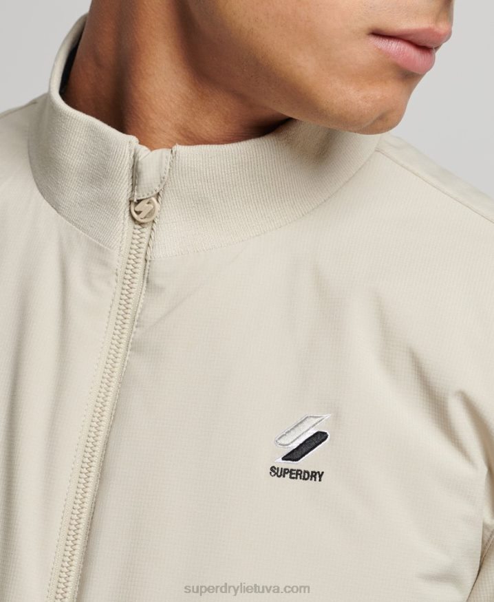 Superdry Training Harrington Jacket Beige Men