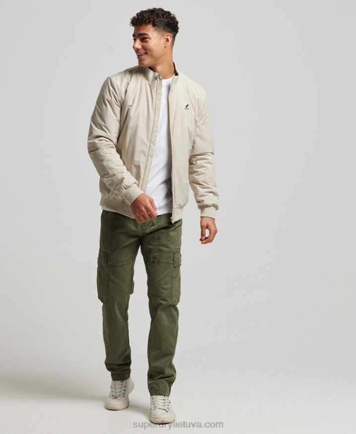 Superdry Training Harrington Jacket Beige Men