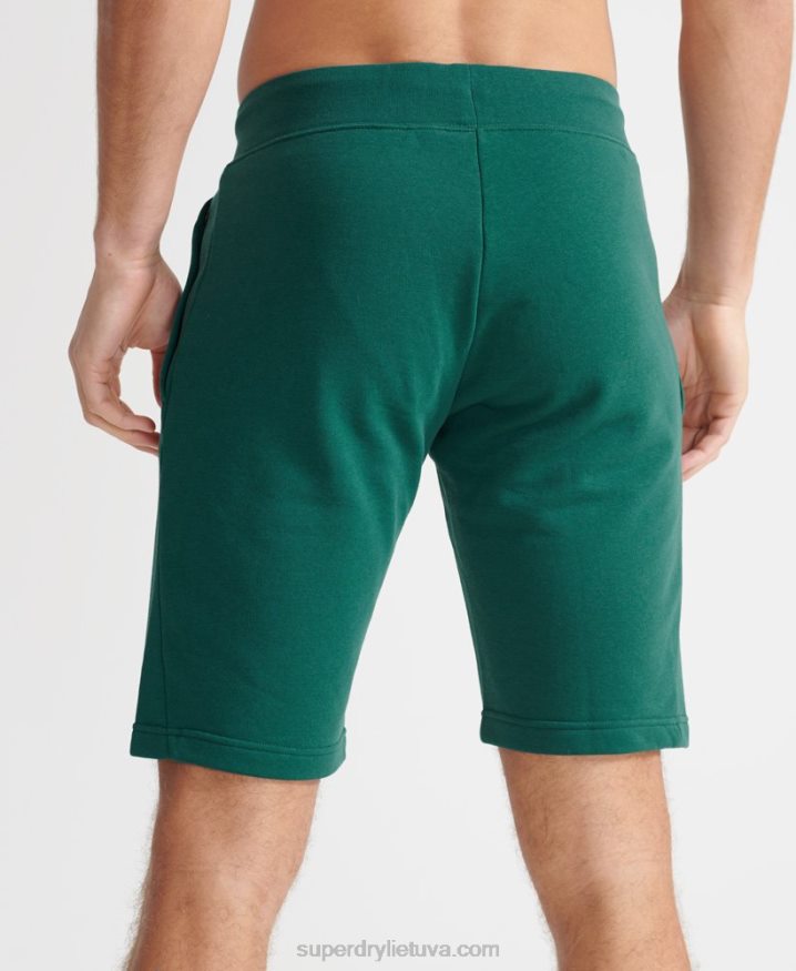 Superdry Training Sport Shorts Green Men