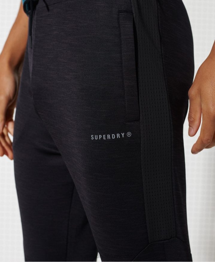 Superdry Training Track Pants Black Men