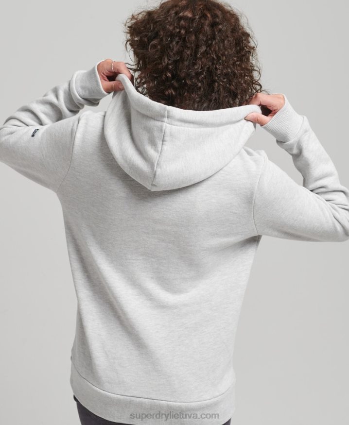 Superdry Travel Hoodie Light Grey Women