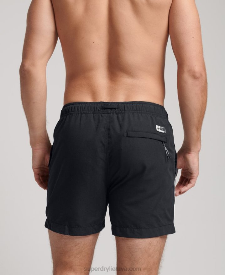 Superdry Tri Series Swim Shorts Black Men