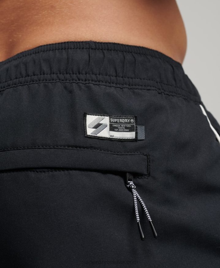 Superdry Tri Series Swim Shorts Black Men