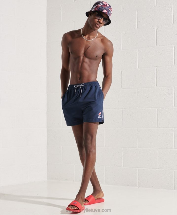 Superdry Tri Series Swim Shorts Navy Men