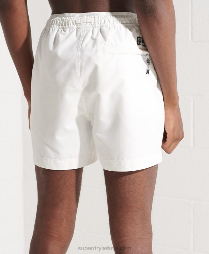 Superdry Tri Series Swim Shorts White Men