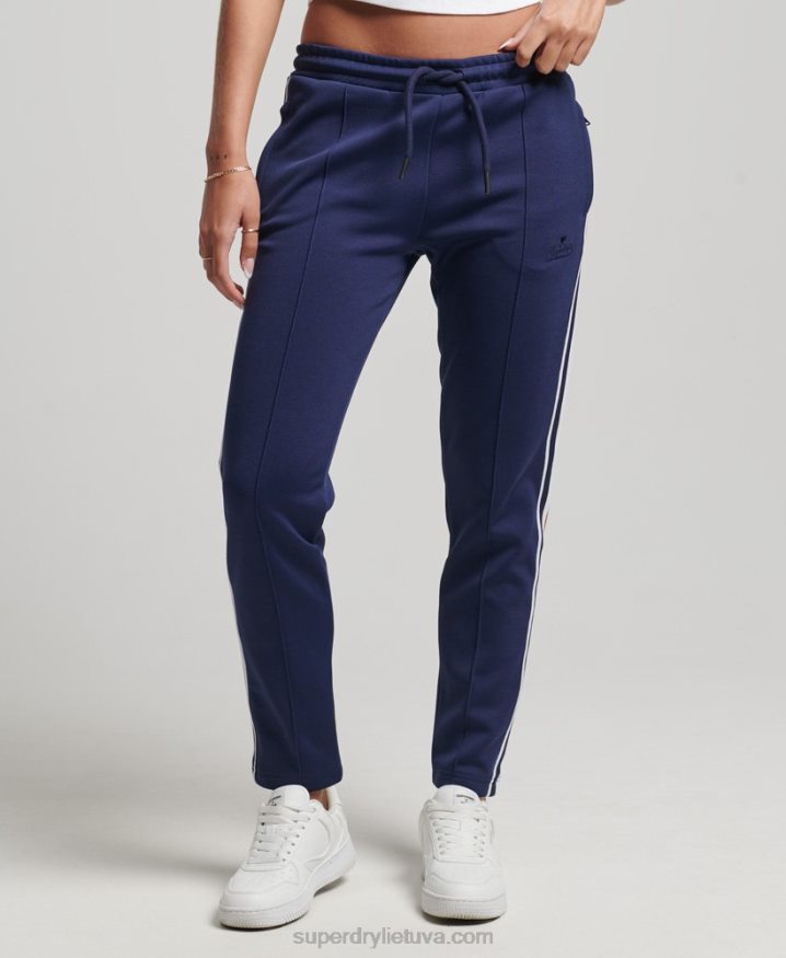 Superdry Tricot Track Trousers Navy Women