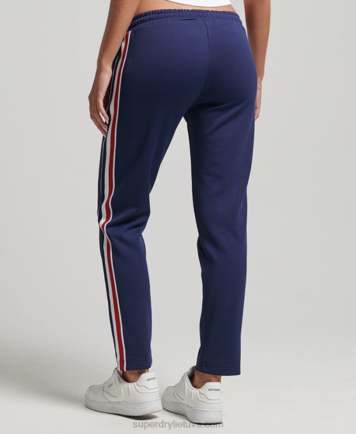 Superdry Tricot Track Trousers Navy Women