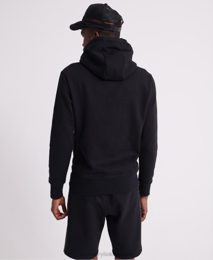 Superdry Universal Tape Hoodie Black Men