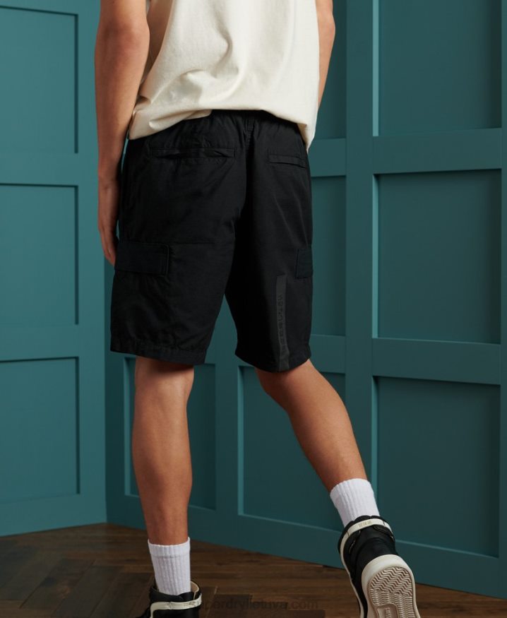 Superdry Utility Cargo Shorts Black Men