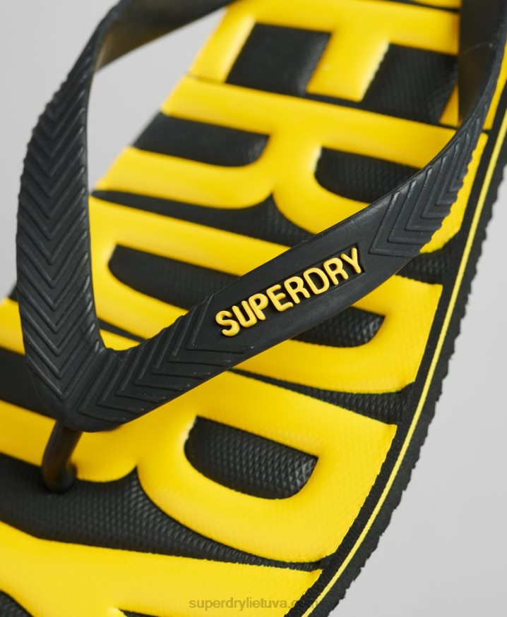 Superdry Vegan Flip Flops Black Men