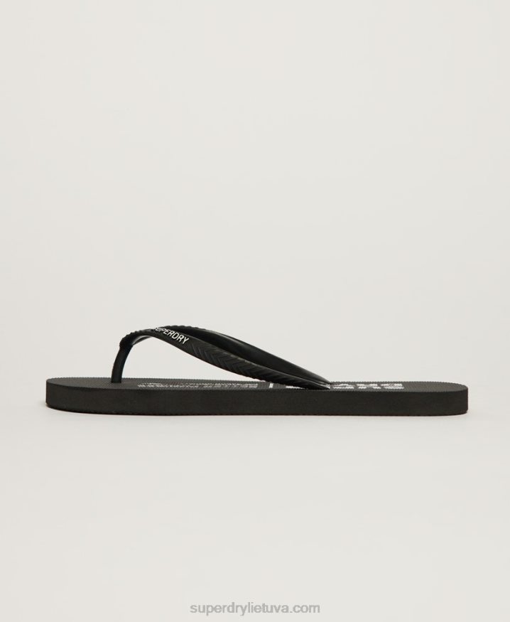 Superdry Vegan Flip Flops Black Women