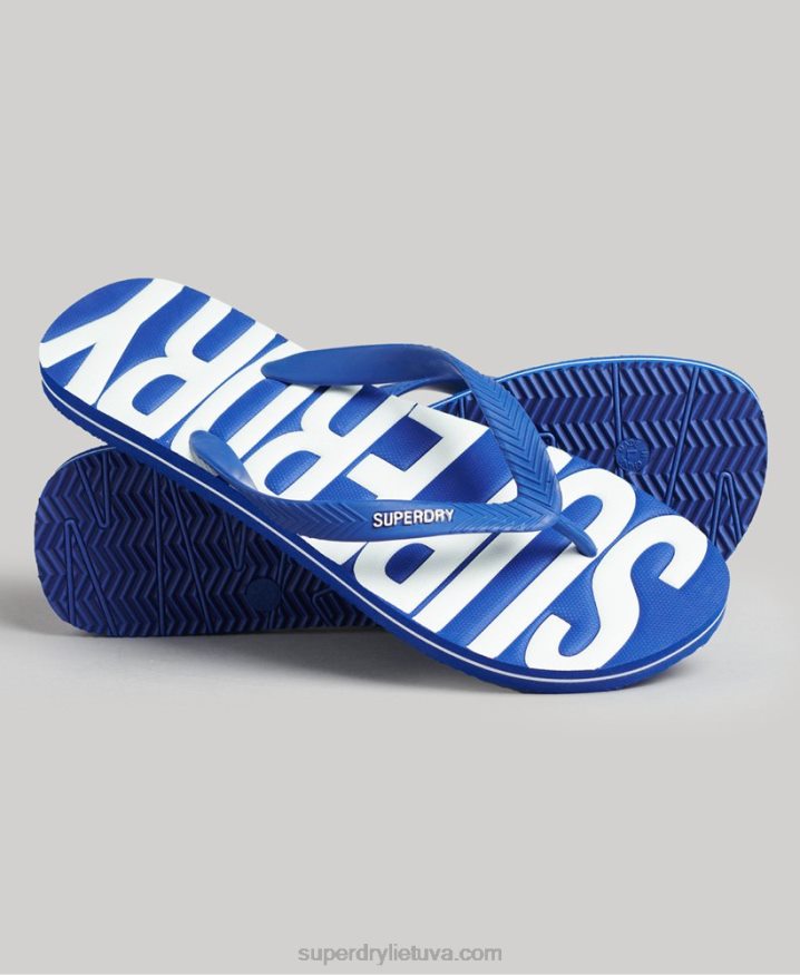 Superdry Vegan Flip Flops Blue Men