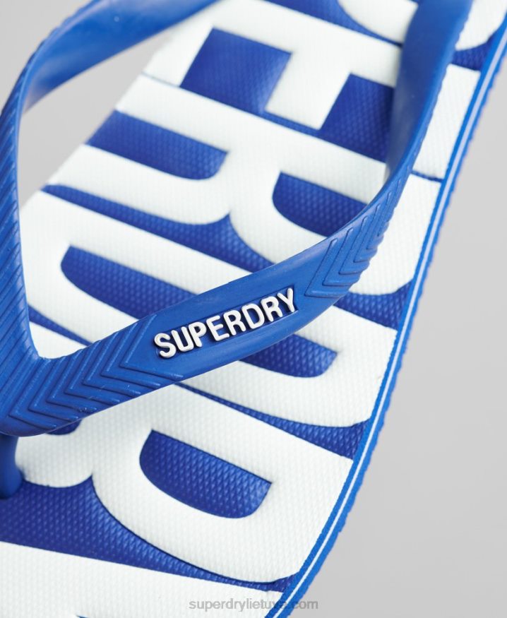 Superdry Vegan Flip Flops Blue Men