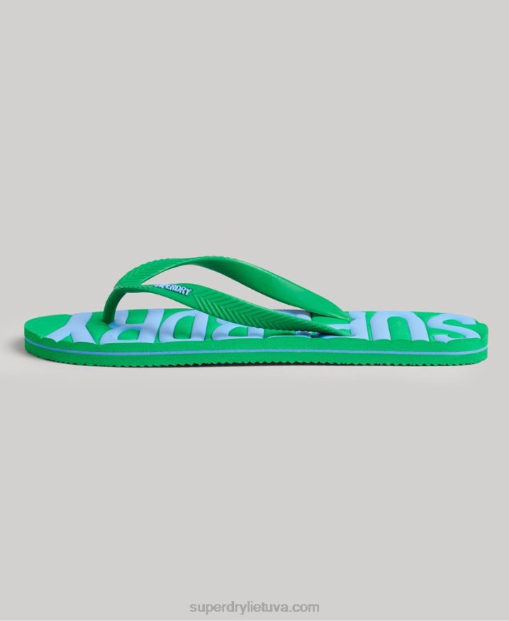 Superdry Vegan Flip Flops Green Men