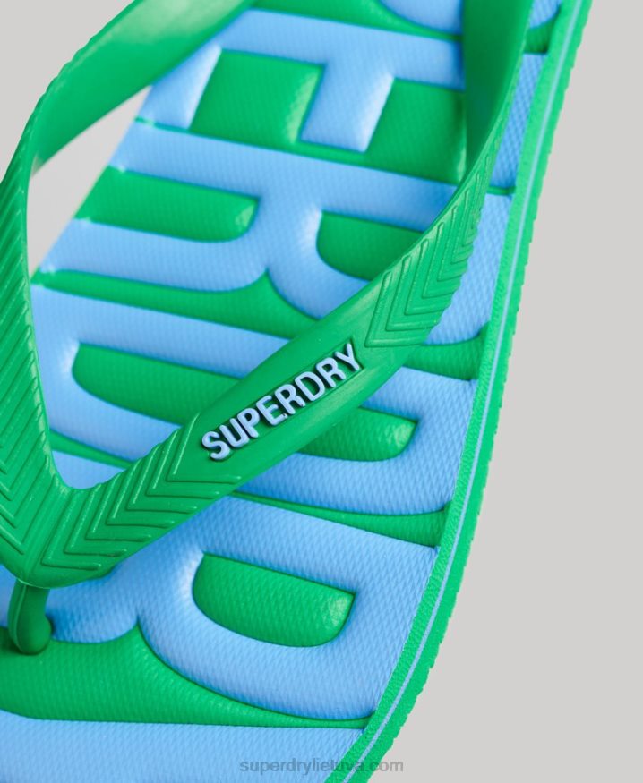 Superdry Vegan Flip Flops Green Men