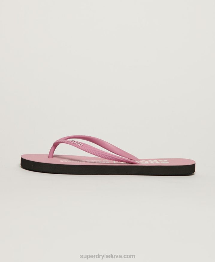 Superdry Vegan Flip Flops Pink Women