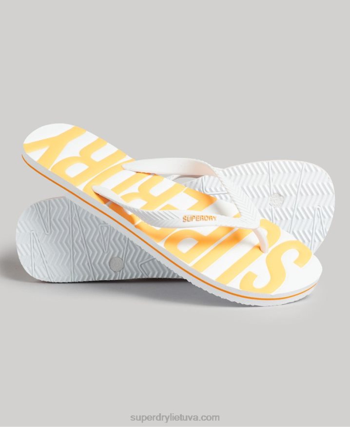 Superdry Vegan Flip Flops White Men