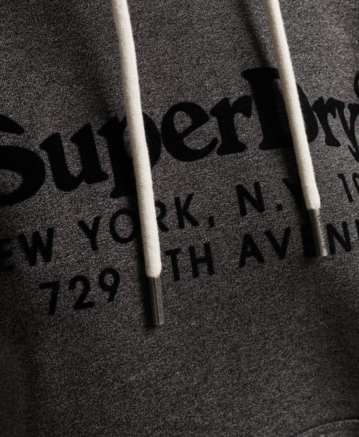 Superdry Venue Interest Hoodie Dark Grey Women