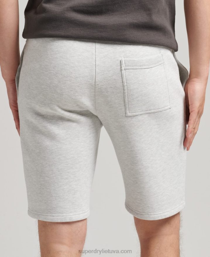 Superdry Vintage Athletic Shorts Light Grey Men