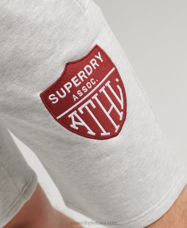 Superdry Vintage Athletic Shorts Light Grey Men