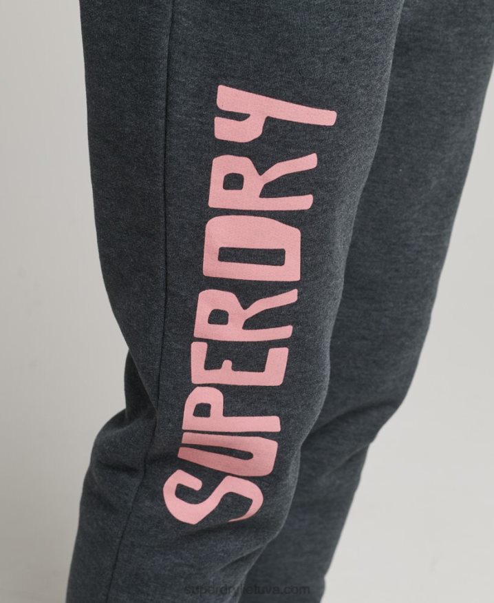 Superdry Vintage Cali Cut Out Joggers Red Women