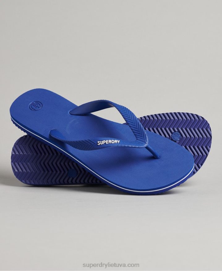 Superdry Vintage Classic Flip Flops Blue Men