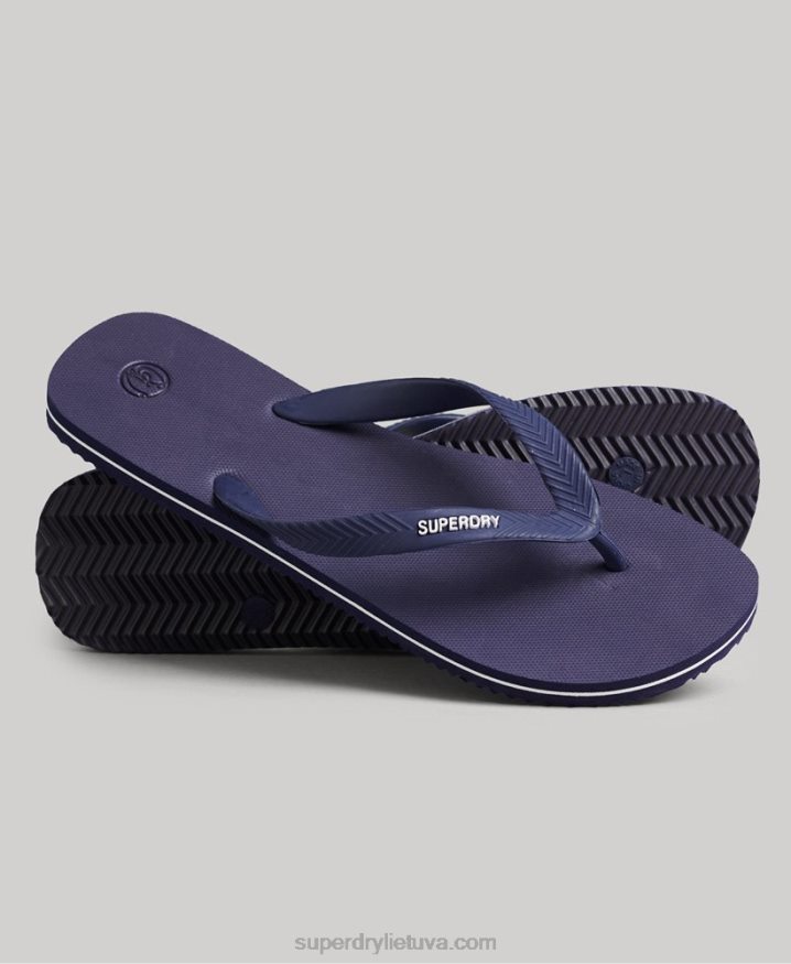 Superdry Vintage Classic Flip Flops Navy Men