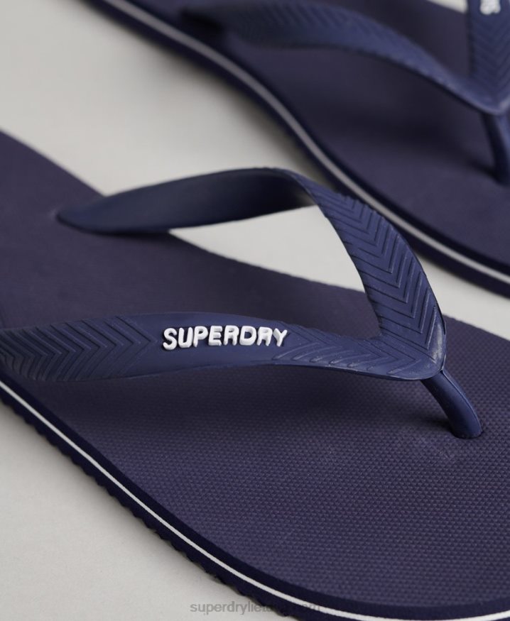 Superdry Vintage Classic Flip Flops Navy Men