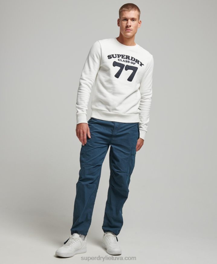 Superdry Vintage Cooper Classic Crew Sweatshirt Cream Men