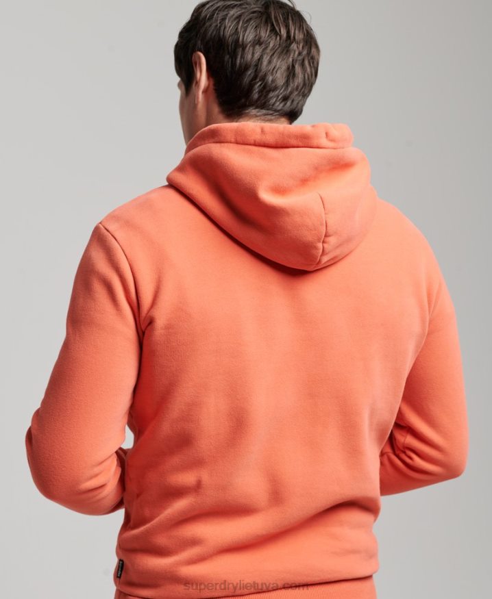 Superdry Vintage Cooper Classic Hoodie Coral Men