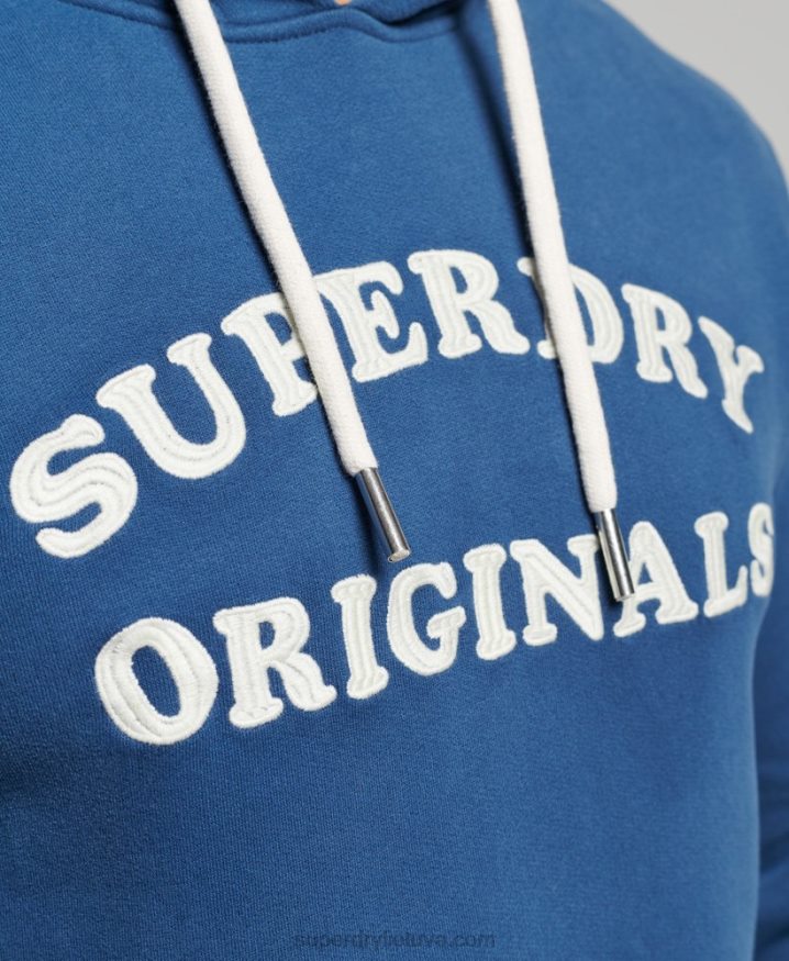 Superdry Vintage Cooper Classic Hoodie Navy Men