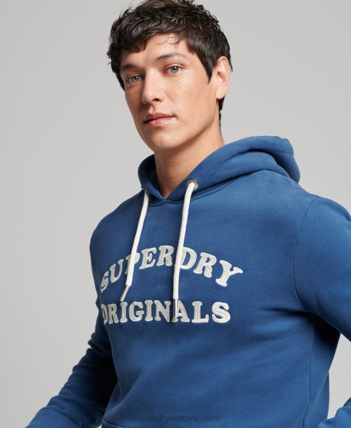 Superdry Vintage Cooper Classic Hoodie Navy Men