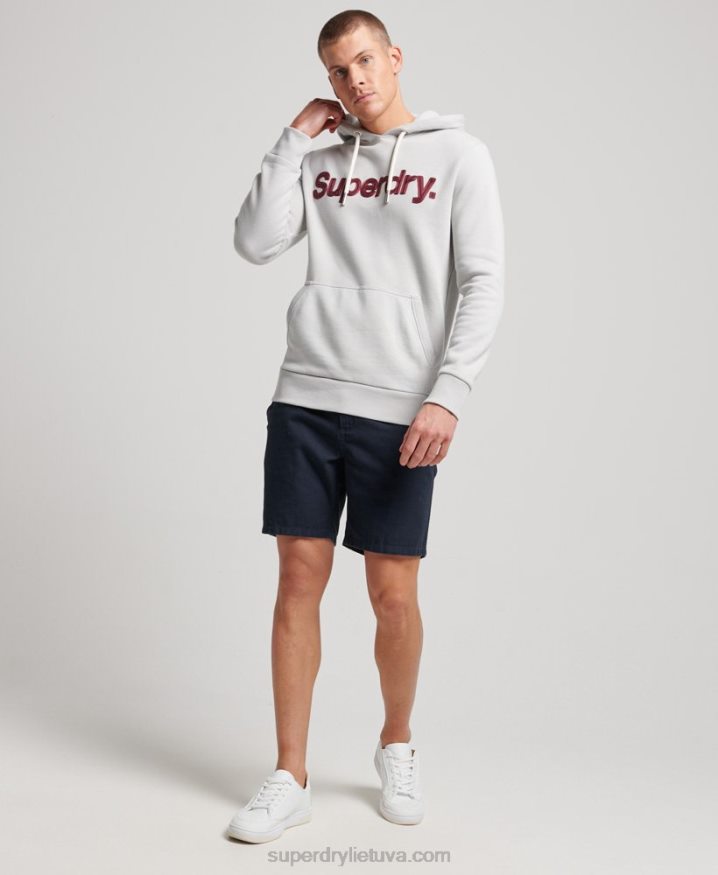 Superdry Vintage Core Logo Classic Hoodie Grey Men