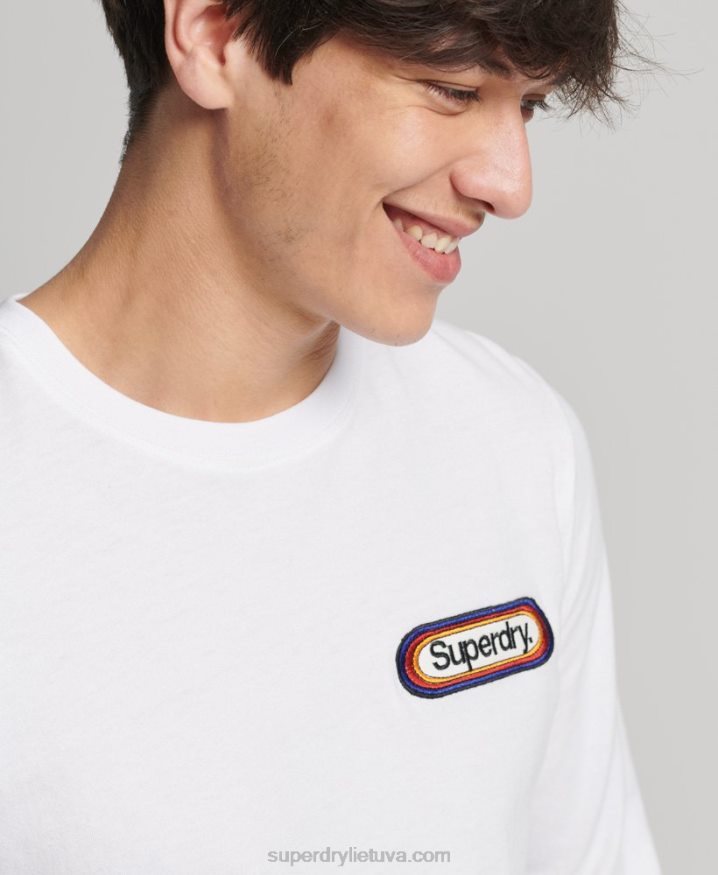 Superdry Vintage Core Logo Seasonal Top White Men