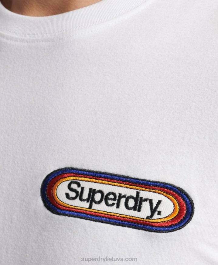 Superdry Vintage Core Logo Seasonal Top White Men