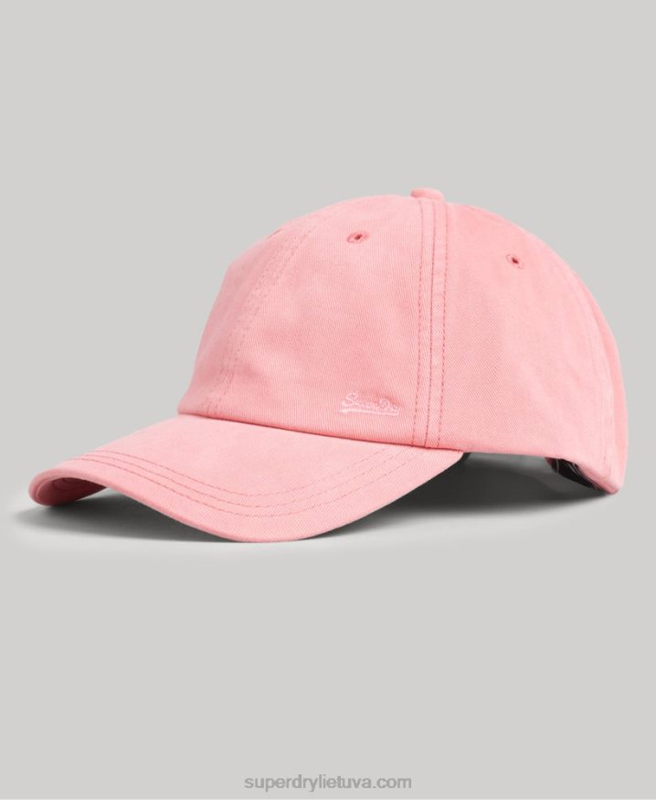 Superdry Vintage Embroidered Cap Coral Men