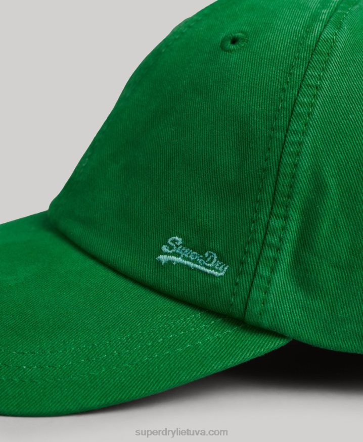 Superdry Vintage Embroidered Cap Green Men