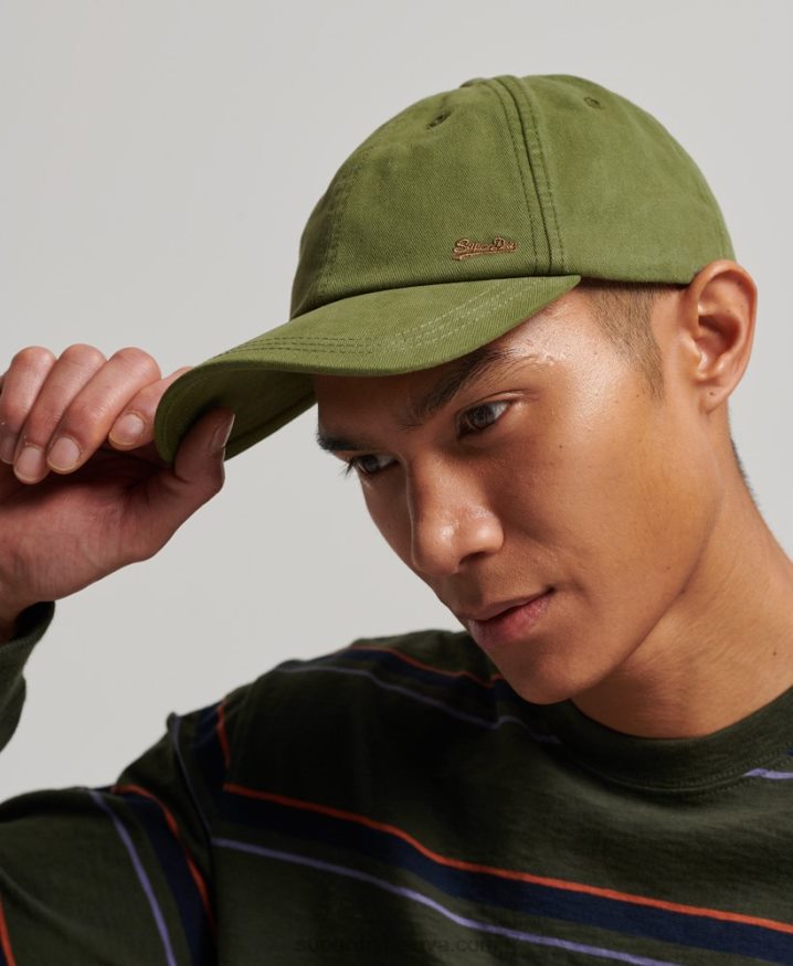 Superdry Vintage Embroidered Cap Khaki Men